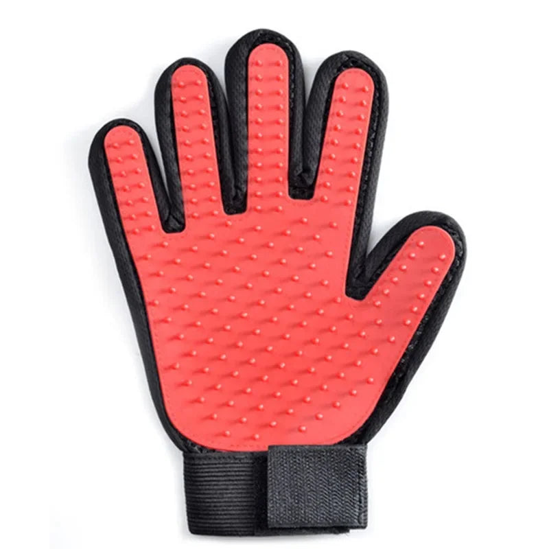 Gentle Grooming Glove with Soft Silicone Tips - Dogs & Cats