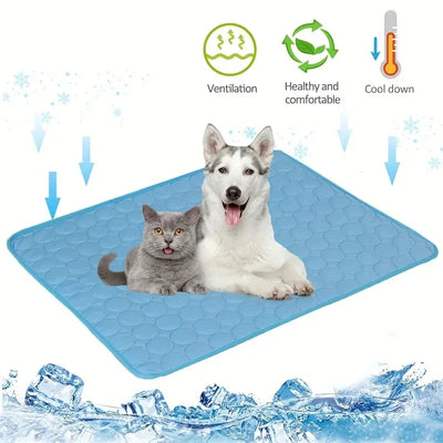 Premium Cooling Mat for Dogs & Cats – Extra Large, Durable Ice Gel Pet Bed for All Sizes