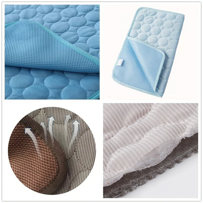 Premium Cooling Mat for Dogs & Cats – Extra Large, Durable Ice Gel Pet Bed for All Sizes