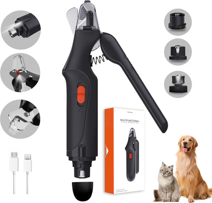 All-in-One LED Pet Nail Trimmer and Clipper