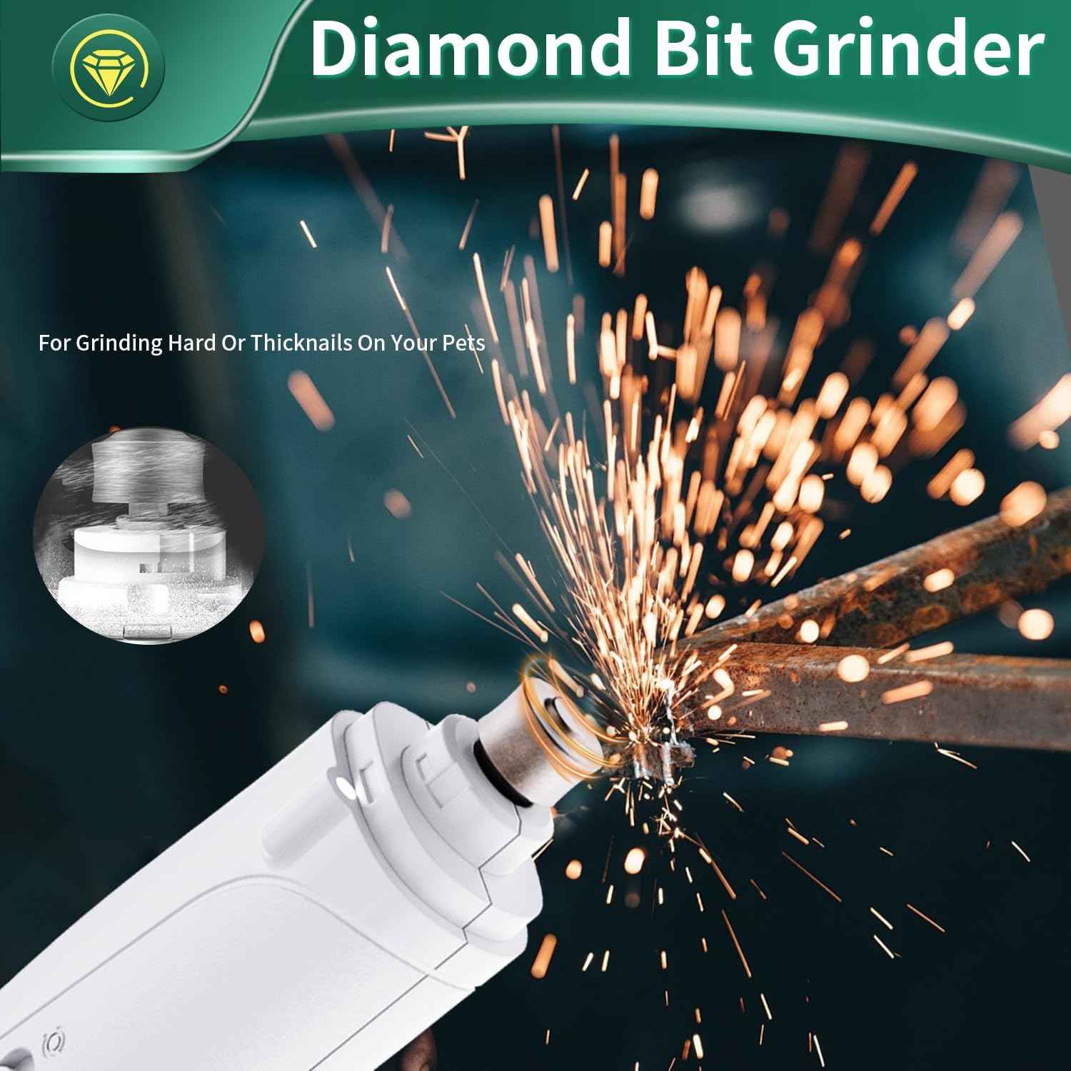 All-in-One LED Pet Nail Trimmer and Clipper