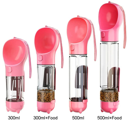 Portable 4 in 1 Pet Water Bottle