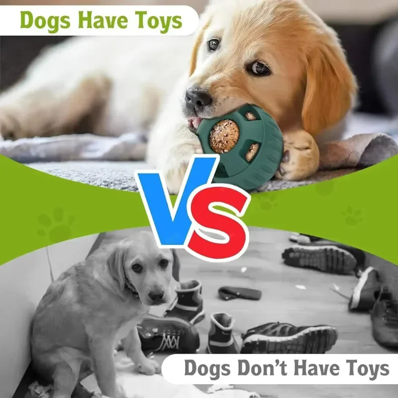 Fillable Food Dog Toys Dog Slow Licking Silicone Feeder Ball Frozen Food Tray Interactive Teeth Cleaning Slow Feeding Dispenser