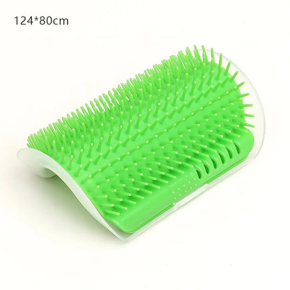Self-Grooming Cat Brush – Wall-Mounted Massage & Fur Remover for Cats