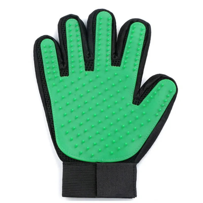 Gentle Grooming Glove with Soft Silicone Tips - Dogs & Cats