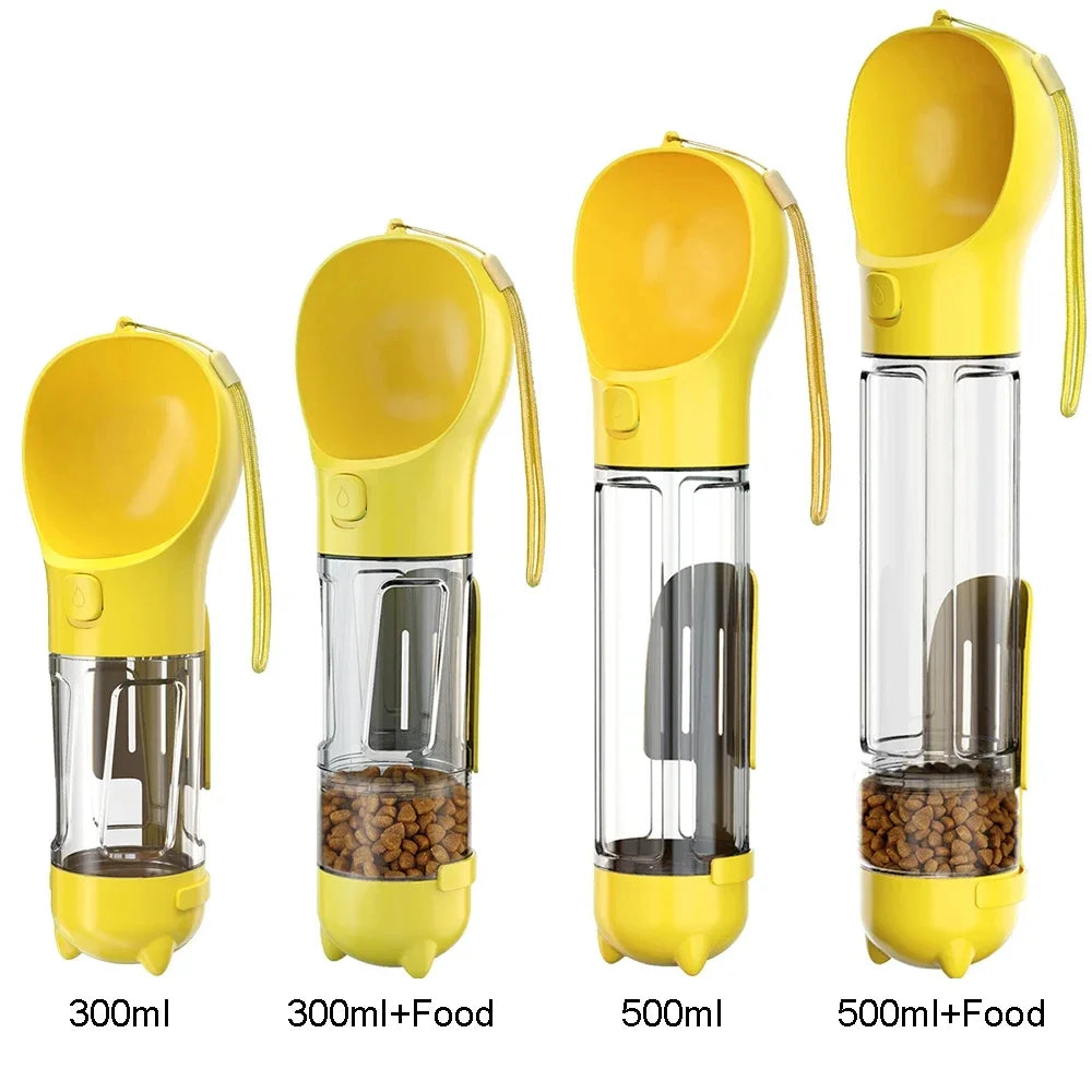 Portable 3 in 1 Pet Water Bottle