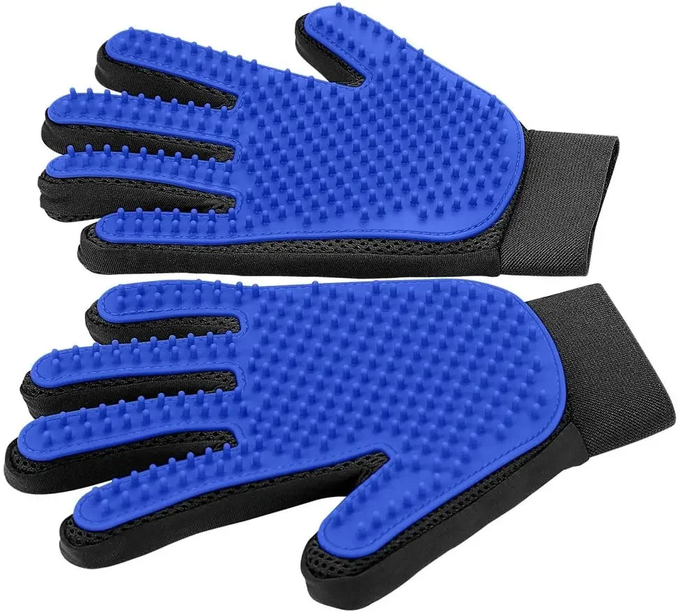 Gentle Grooming Glove with Soft Silicone Tips - Dogs & Cats