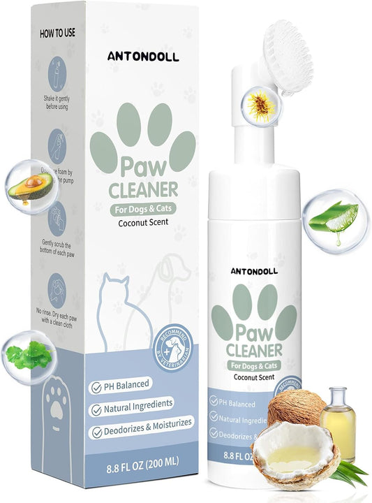 Gentle Paw Refresh Cleaner with Attached Brush