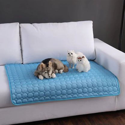Premium Cooling Mat for Dogs & Cats – Extra Large, Durable Ice Gel Pet Bed for All Sizes